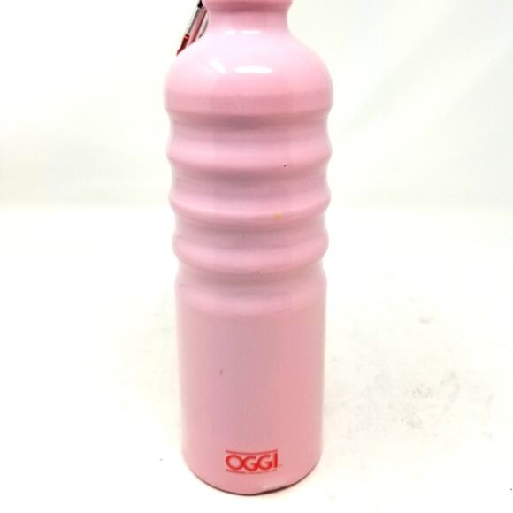 Oggi Pink Aluminum Water Bottle Gift For Runner Lightweight East to Carry Sz 9x3 - Picture 1 of 6